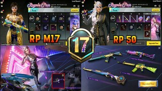 ROYAL PASS M17 | 1 TO 50RP LEAKS | 50RP OUTFIT |  C3S9 TIER REWARDS | RP M17 LEAKS | RP VEHICLE SKIN