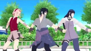 【MMD】Follow The Leader - Sakura x Sasuke x Hinata