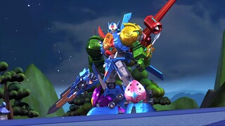 [4K Restoration] Fruit Attack 2 Fruit Robot's Super Combustion Transformation, Special Moves, and Ce