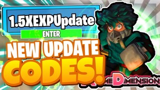 ANIME DIMENSIONS CODES - ALL NEW *1X EXP UPDATE 4* OP CODES! ROBLOX ANIME DIMENSIONS CODES