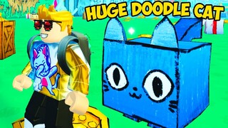 WE GOT THE HUGE DOODLE CAT IN ROBLOX PET SIMULATOR X