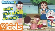 [S4] Doraemon Tập 180 - Khăn Trải Bàn Ẩm Thực Theo Yêu Cầu, Nhãn Dán Nhìn Xuyên Thấu - Lồng Tiếng