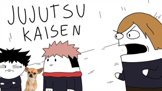 ITADORI, MEGUMI E NOBARA EM MISSÃO - JUJUTSU KAISEN ( Animação )