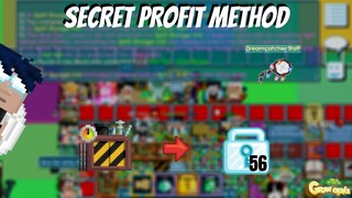 SECRET PROFIT METHOD TO GET RICH 🤑 (EASY PROFIT!!!) | Growtopia