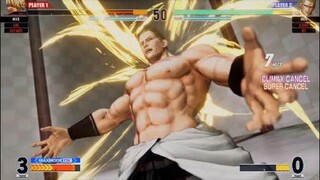 KOF15　マスターギース　息子にわからせる26Hitレイジングコンボ