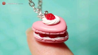 polymer clay heart french macaron tutorial