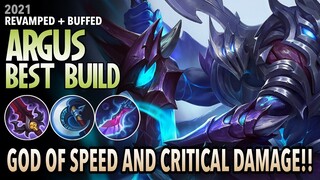 Buffed & Revamped Argus Best Build 2021 | Top Global Argus Build | Argus Gameplay MLBB S20 OP Heroes