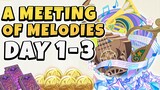 A Meeting Of Melodies Event Guide DAY 1-3  | Ballad of the First Light  | Genshin Impact Event