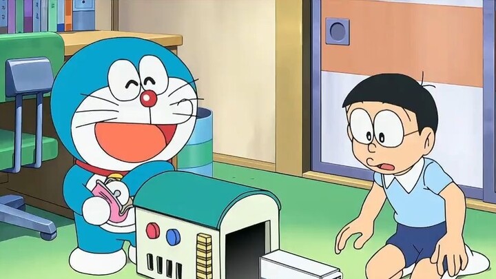 Garasi mini multifungsi pria gemuk biru dapat memanggil berbagai jenis kendaraan mini
