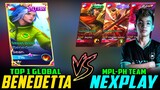 Top 1 Global Benedetta vs. Nexplay (MPL-PH Team) ~ Mobile Legends