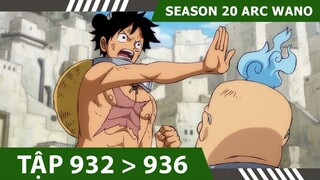 Review One Piece [#SS20] - P10  ARC WANO 💀  Tóm tắt Đảo Hải Tặc Tập 932,933,934,935,936