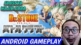 GAME DR.STONE ANDROID !! GAMEPLAY, GACHA, REROLL ?! DR.STONE BATTLE CRAFT REVIEW GAMEPLAY INDONESIA