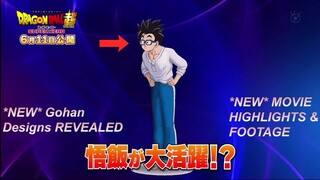 Dragon Ball Super: Super Hero- NEW GOHAN DESIGNS REVEALED & Special MOVIE HIGHLIGHTS