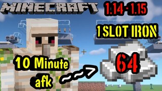 Minecraft Iron Farm Termudah Dan Simpel 1.14 - 1.15 [10 Menit 1 Slot Iron]