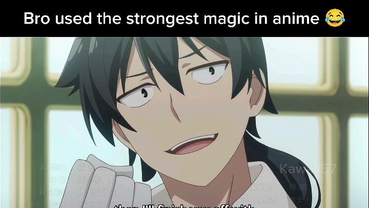 Strongest Magic in Anime 😂😂