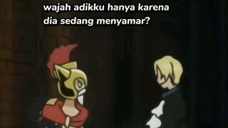 pertemuan kembali Luffy dan sabo