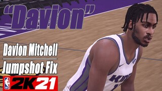 Davion Mitchell Jumpshot Fix NBA2K21