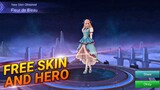 FREE SKIN AND FREE HERO | How to get free hero guinevere and her skin in mobile legends | MLBB