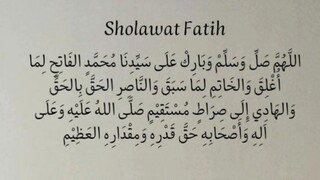 sholawat fatih.