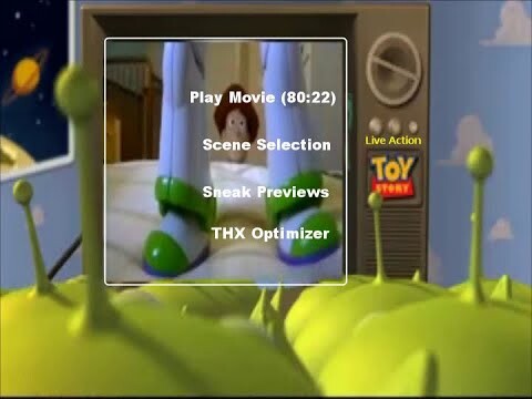Live Action TOY STORY: Fanmade DVD Menu Walkthrough