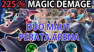 6 mage 6 elementalis 3 necrokeep  225 % magic demage, demage gak ngotak sekali ulti  langsung rata