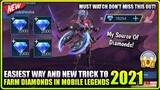 How to Get FREE DIAMONDS (NEW TRICK!) | Mobile Legends 2021