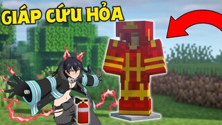 BỘ GIÁP LÍNH CỨU HỎA CỰC MẠNH TRONG MINECRAFT !! | Biệt Thự Ghast Có Gì ? #1