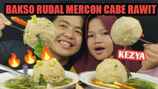 BAKSO RUDAL MERCON CABE RAWIT MENTAH 🔥🔥!!