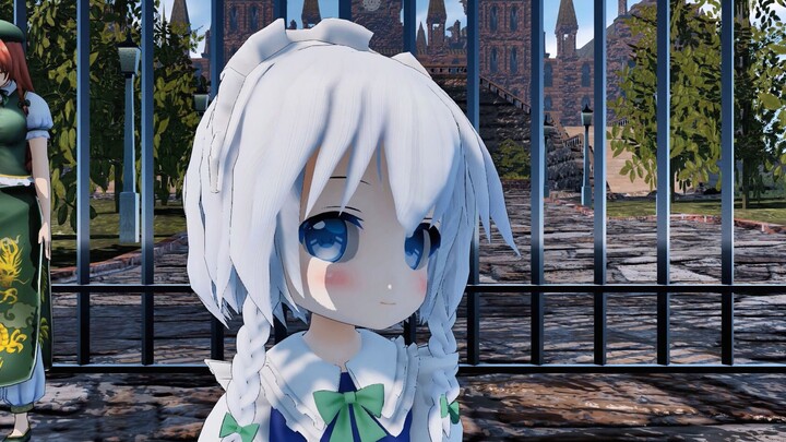 [Touhou MMD] Sakuya kecil ada di sini!