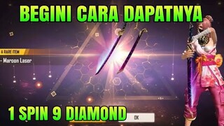 CARA MENDAPATKAN SKIN KATANA MAROON LASER TERBARU FREE FIRE | KATANA MAROON LASER FF