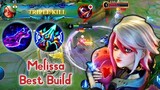 MELISSA BEST BUILD! MUST TRY😍🔥OP attack speed and lifesteal🔥