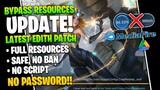 Latest! Bypass Resources - Edith Patch - Fast Download Resources - MLBB - No Password