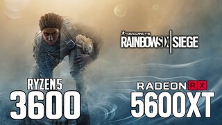 Rainbow Six Siege on Ryzen 5 3600 + RX 5600 XT 1080p, 1440p benchmarks!