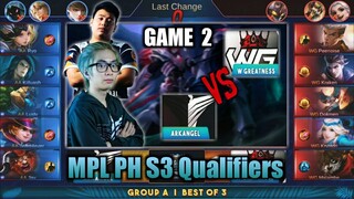 Game2 ArkAngel VS Witness Greatness | Pasok na!! MPL PH S3 Qualifiers