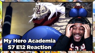 WHY IS MIRIO DOUBLE CHEEKED UP ON THE BATTLEFIELD??? My Hero Academia Season 7 Episode 12 Reaction
