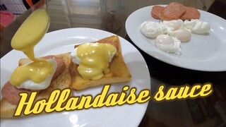 HOLLANDAISE SAUCE para sa  SPAM AND EGG