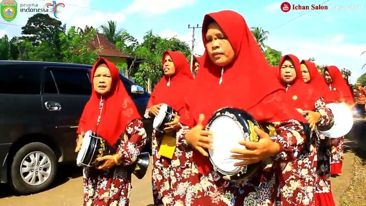 ARAK-ARAKAN PENGANTIN DI IRINGI MARAWIS DI DESA WATAS - KOTA AGUNG  - LAHAT - SUMATERA SELATAN