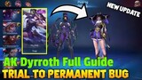 How To Convert Trial Skin to Permanent Bug On New Update In Mobile Legends! Try Before Moonton Know!
