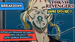 Draken Selamat dan masa depan membaik??? - Pembahasan tuntas Anime Tokyo Revengers Episode 11