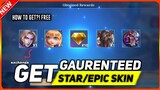 HOW TO GET GAURENTEED FREE STARLIGHT OR EPIC SKIN FROM 515 EVENT | MLBB