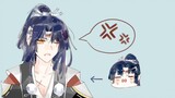 [ Onmyoji handwritten. Fox spirit] What was supposed to come finally came. It’s a cold CP.