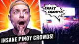 When FILIPINO crowds steal the artist's spotlight at concerts! REACTION