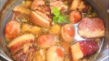 Thịt Kho Tàu, Thịt Kho Trứng nước dừa thơm ngon, màu đẹp tự nhiên- món ngon tết