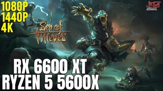 Sea of Thieves | Ryzen 5 5600x + RX 6600 XT | 1080p, 1440p, 4K benchmarks!