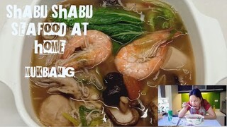 Napakasarap Na, Mabilis Pang Gawin SHABU SHABU Seafood cooking at home + MUKBANG = BUSOG