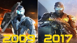 Evolution of N.O.V.A. Games [2009-2017]