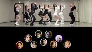 【Fromis_9】Return song WE GO practice room dance position version dance formation must-have