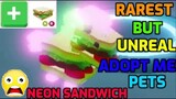 UNREAL ROBLOX ADOPT ME PETS FROM THE PLAYFUL IMAGINATION OF JOSH LING - NEON SANDWICH, RAREST PETS?