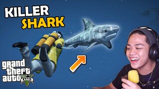 Hunting a Killer SHARK sa GTA 5!! (grabe 'to) | VonOrdonaYT