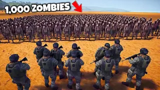 10 SPECIAL FORCE UNIT vs 1,000 ZOMBIES
